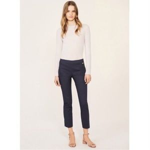 Tory Burch Callie cropped navy dress pants office work career weekend dinner